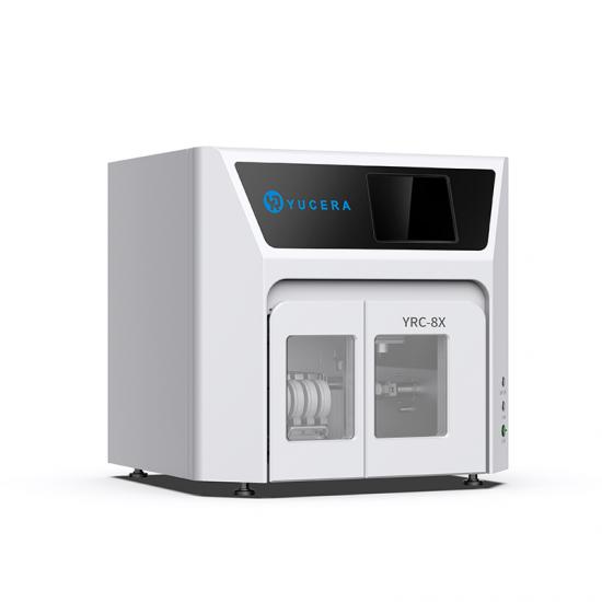 YUCERA YRC-8X Dry 5 axis Dental Milling Machine with 8 silos